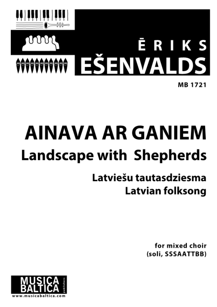 Ainava ar ganiem（羊飼いのいる風景）